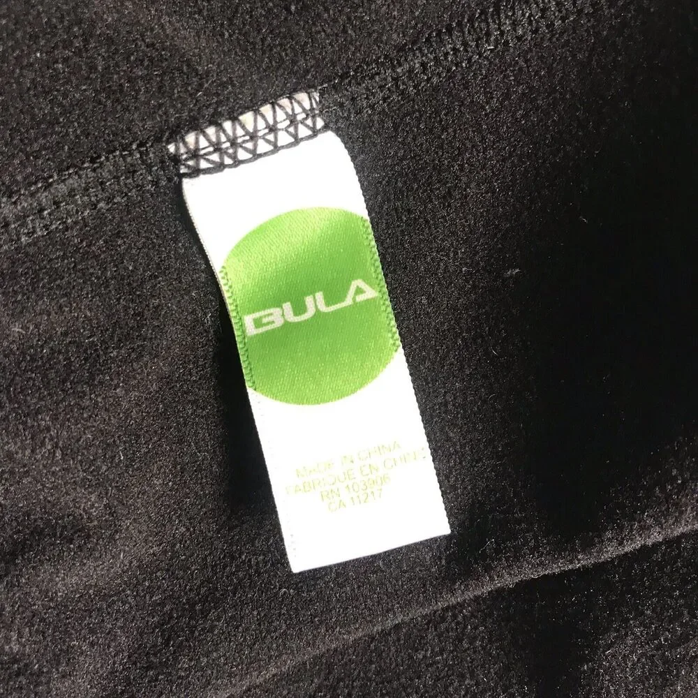 Bula Balaclava Full Face Hat Unisex One Size Black Fitted Ski Snow Winter EUC